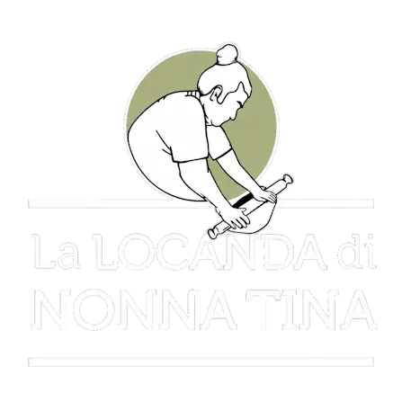 La Locanda di Nonna Tina logo bianco